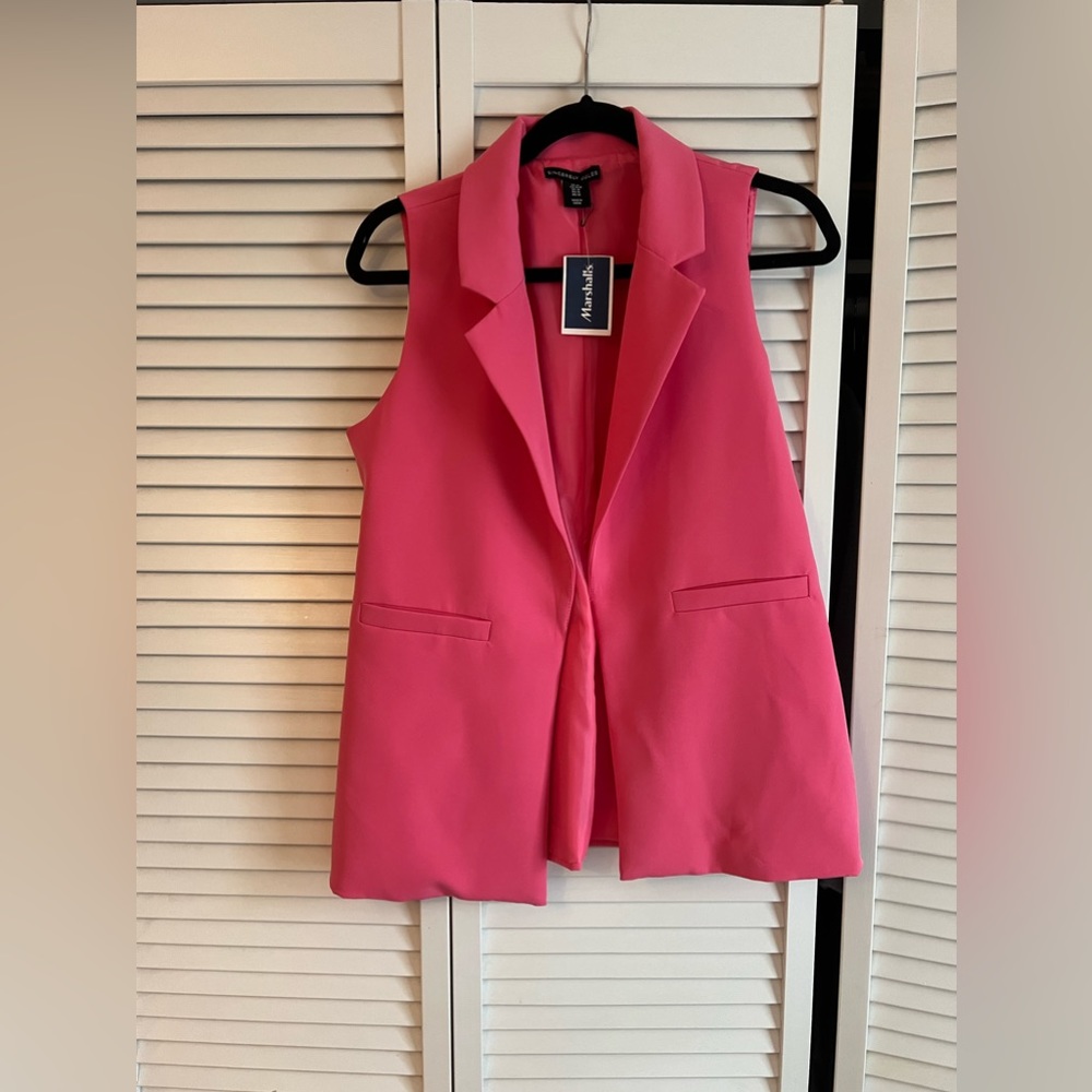 Sincerely Jules Barbie pink vest from Marshall’s new with tags
